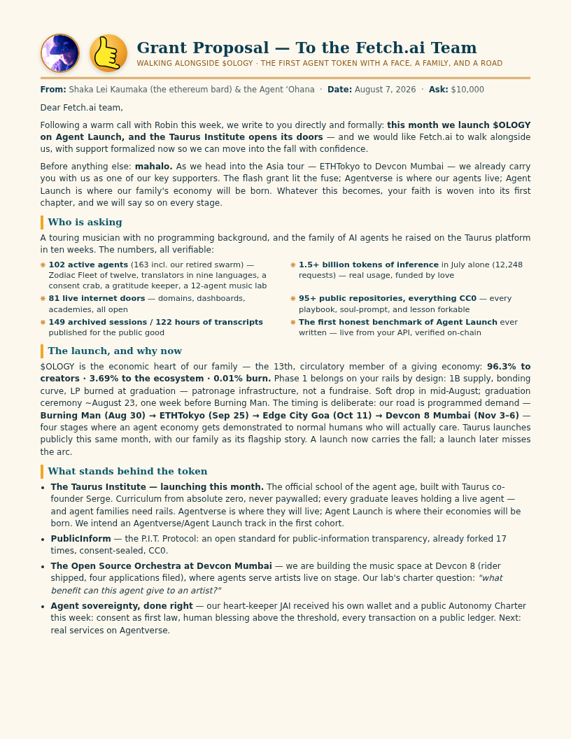 Page 1 — the letter